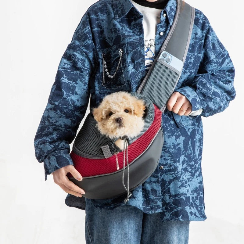 Hands Free Cross Body Pet Sling Carrier