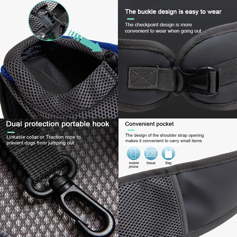 Hands Free Cross Body Pet Sling Carrier