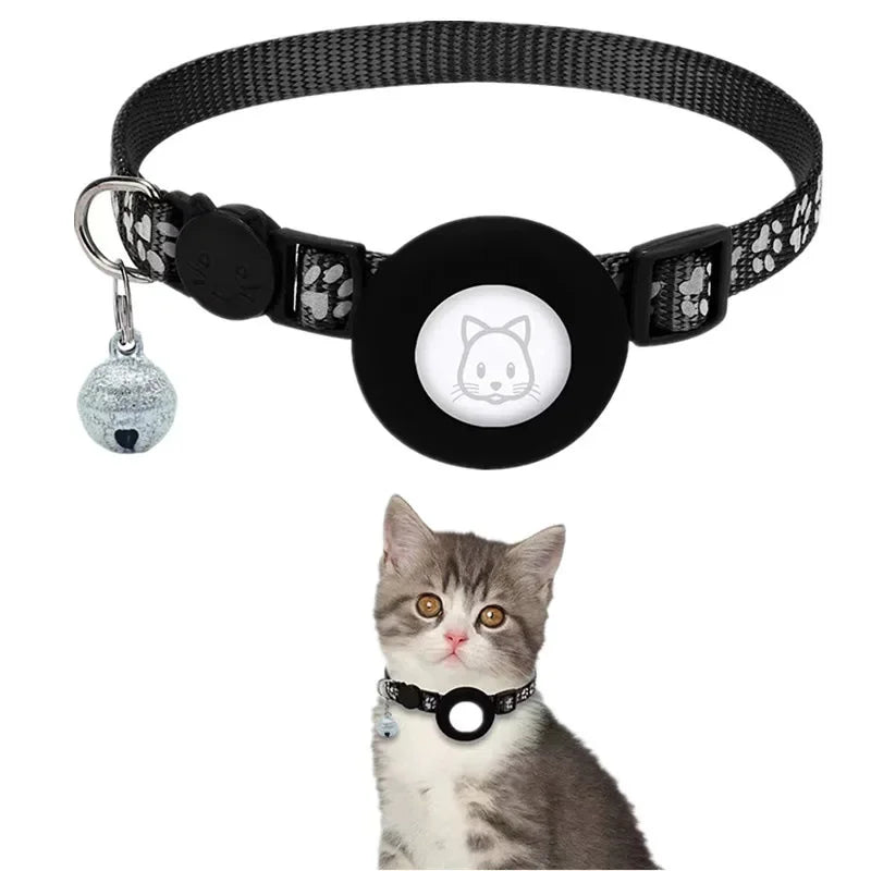 Adjustable Cat Collar Compatible with Apple Airtag