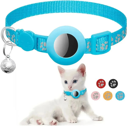Adjustable Cat Collar Compatible with Apple Airtag