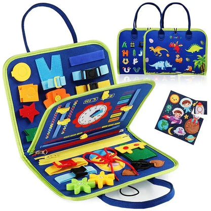 Montessori Learning Kids Travel Felt Activity Set