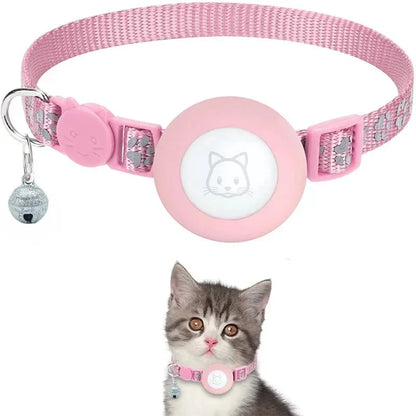 Adjustable Cat Collar Compatible with Apple Airtag