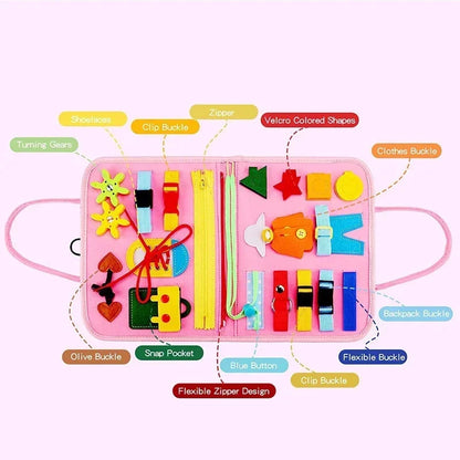Montessori Learning Kids Travel Felt Activity Set
